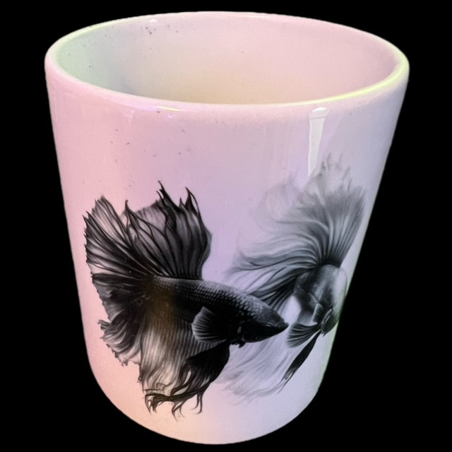 Cup with Betta-Logo black